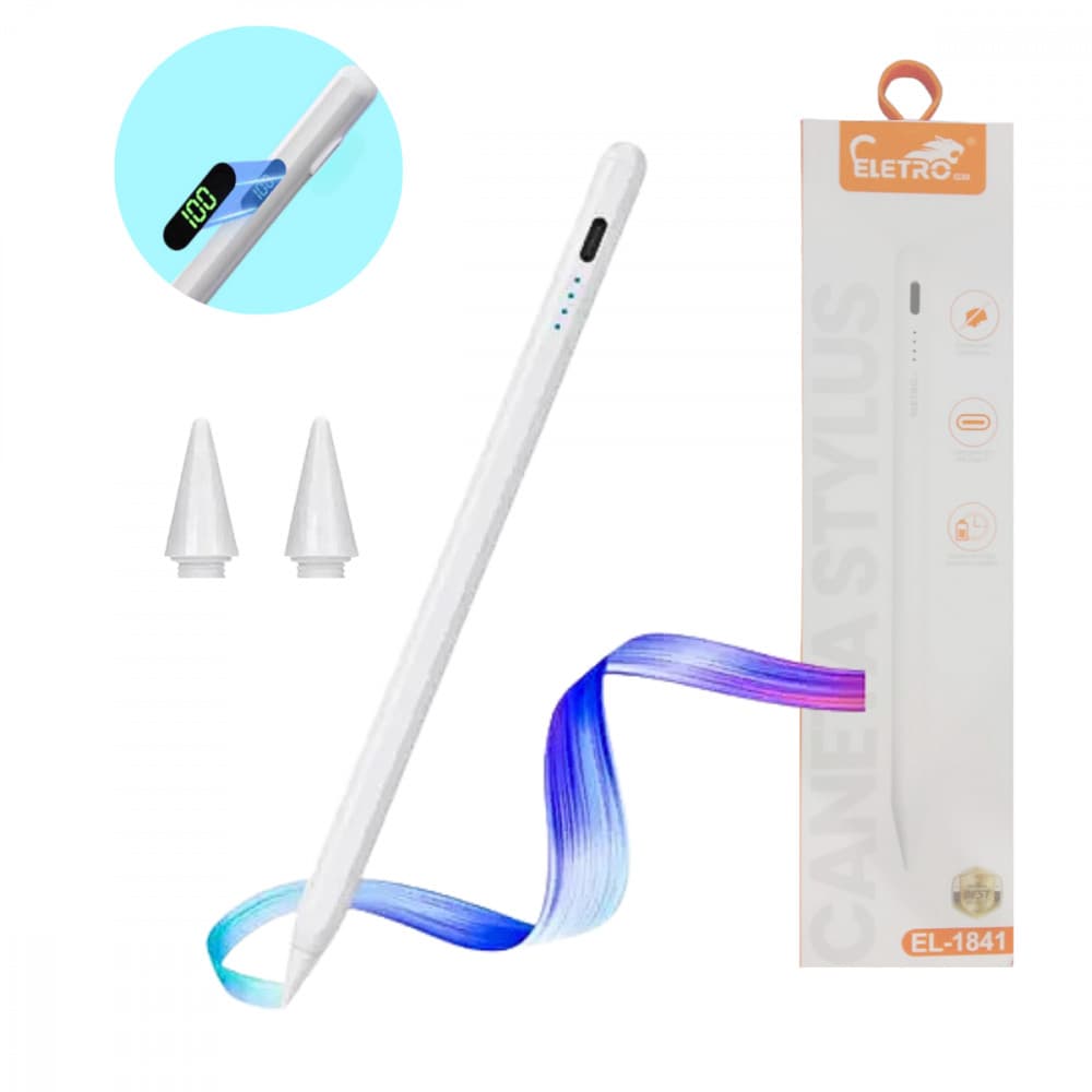 Caneta Touch Screen Ponta Fina 1.5mm Stylus Universal Para Celular E Tablet