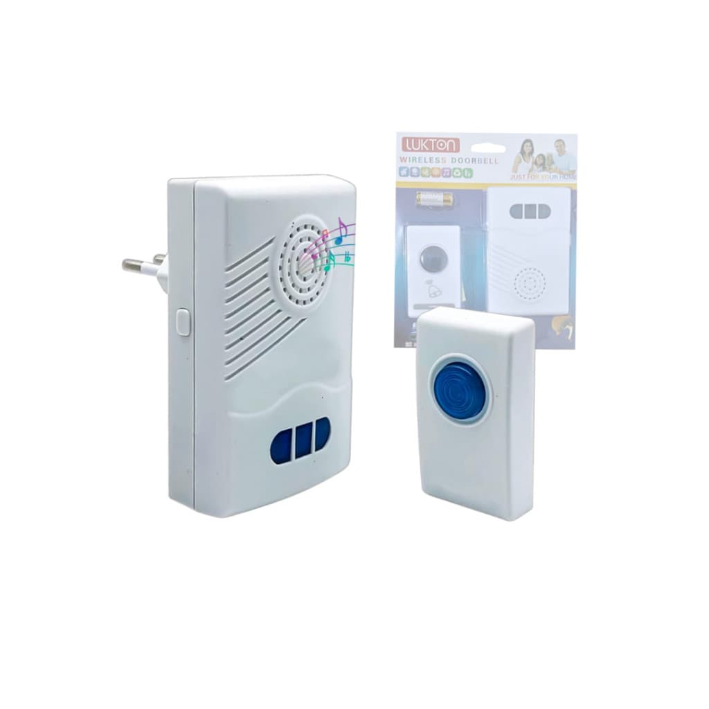 Campainha Digital Sem Fio Com Pilha Alcance 10 Metros