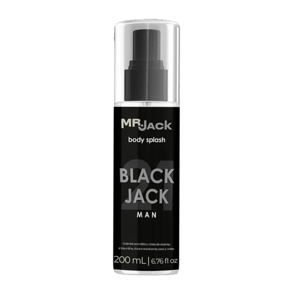 Body Splash Mr. Jack BlackJack 21 Man 200ml Oriental Aromático