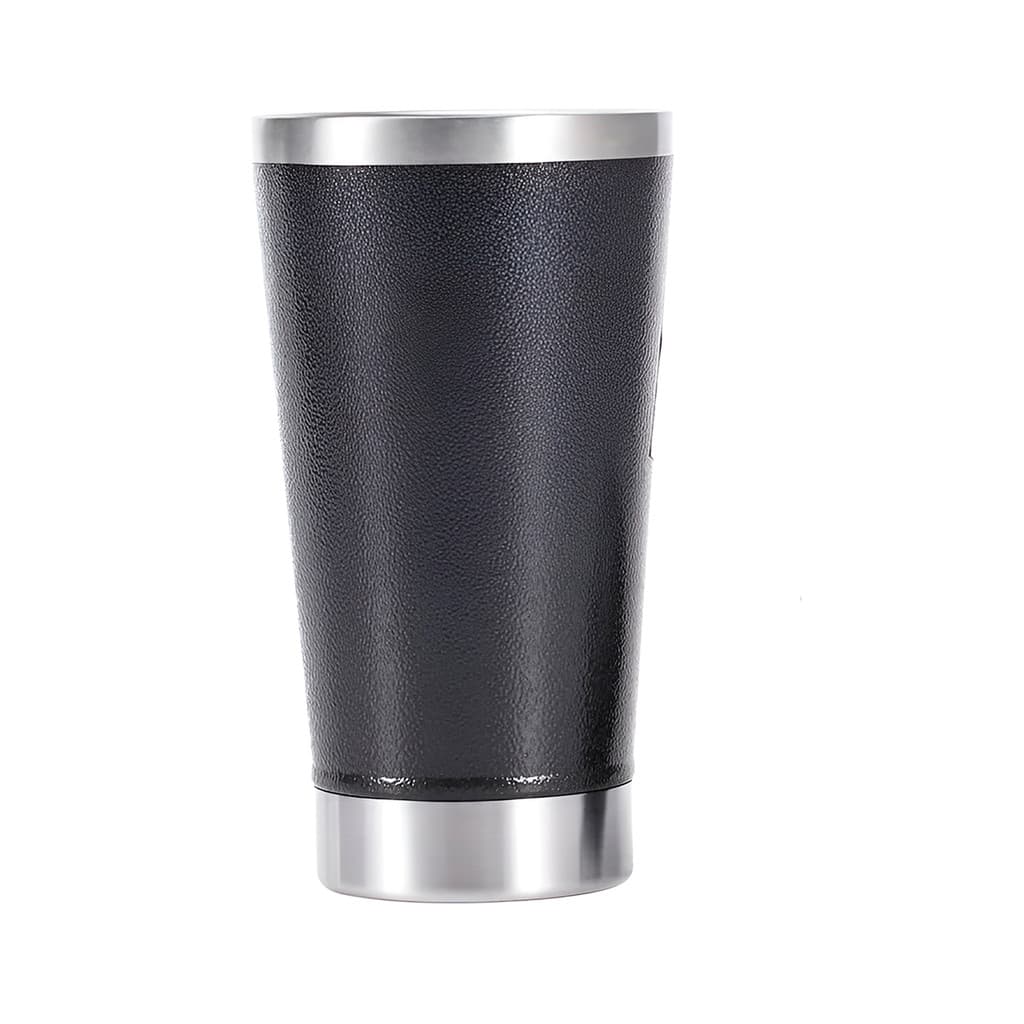 Copo Térmico Cerveja Café Aço Inox 473ml Abridor Tampa Cor:Preto