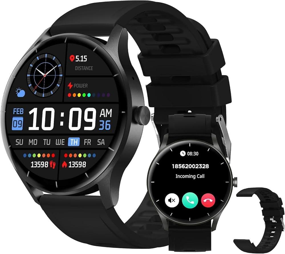 Smartwatch Peje 1.28 + 2 Pulseiras Relógio Inteligente