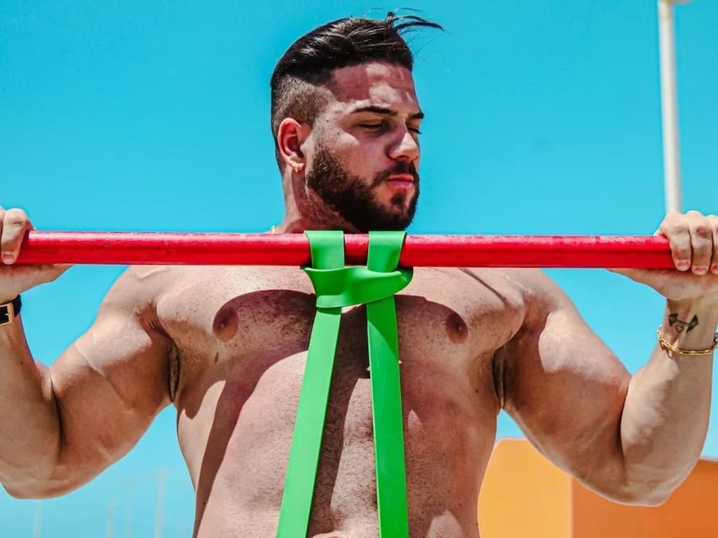 Super Band Elástico Extensor Borracha Nível Extra Forte - Verde