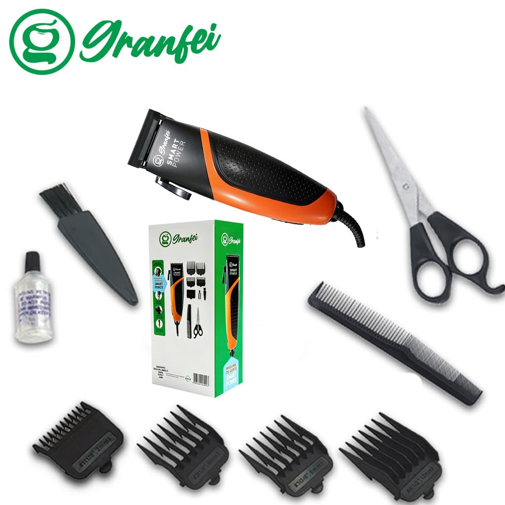 Máquina Elétrica de Cortar Cabelo com Motor Potente para Casa e Barbearia