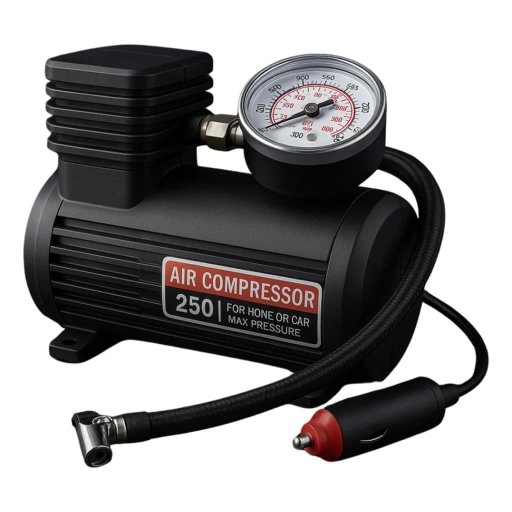 Mini Compressor de Ar Portátil 250 PSI 12 V – O Mais Potente