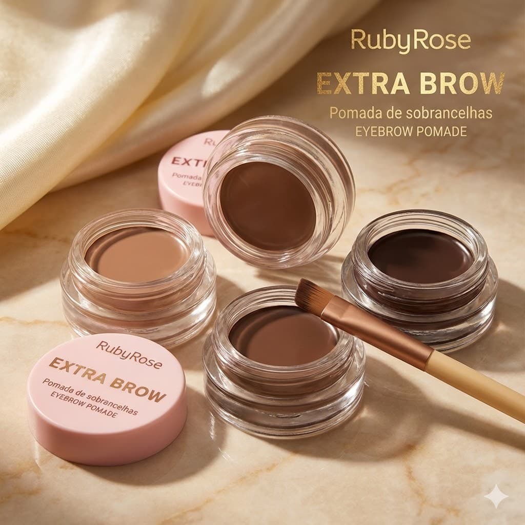 Pomada Para Sobrancelha Extra Brow Ruby Rose-E2502