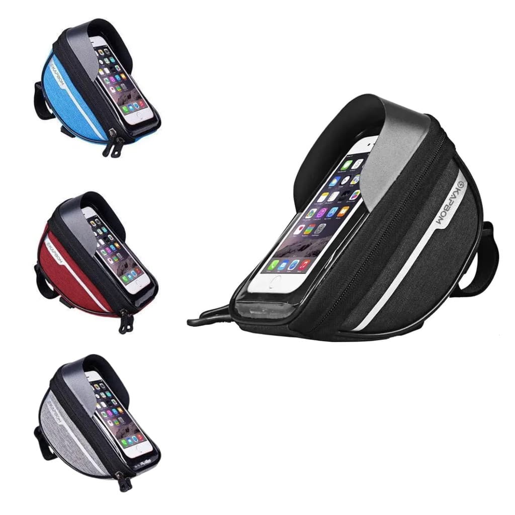 Bolsa Guidão Bicicleta Bike Impermeável Com Suporte Celular 6.5 Polegadas Kapbom KA-C520