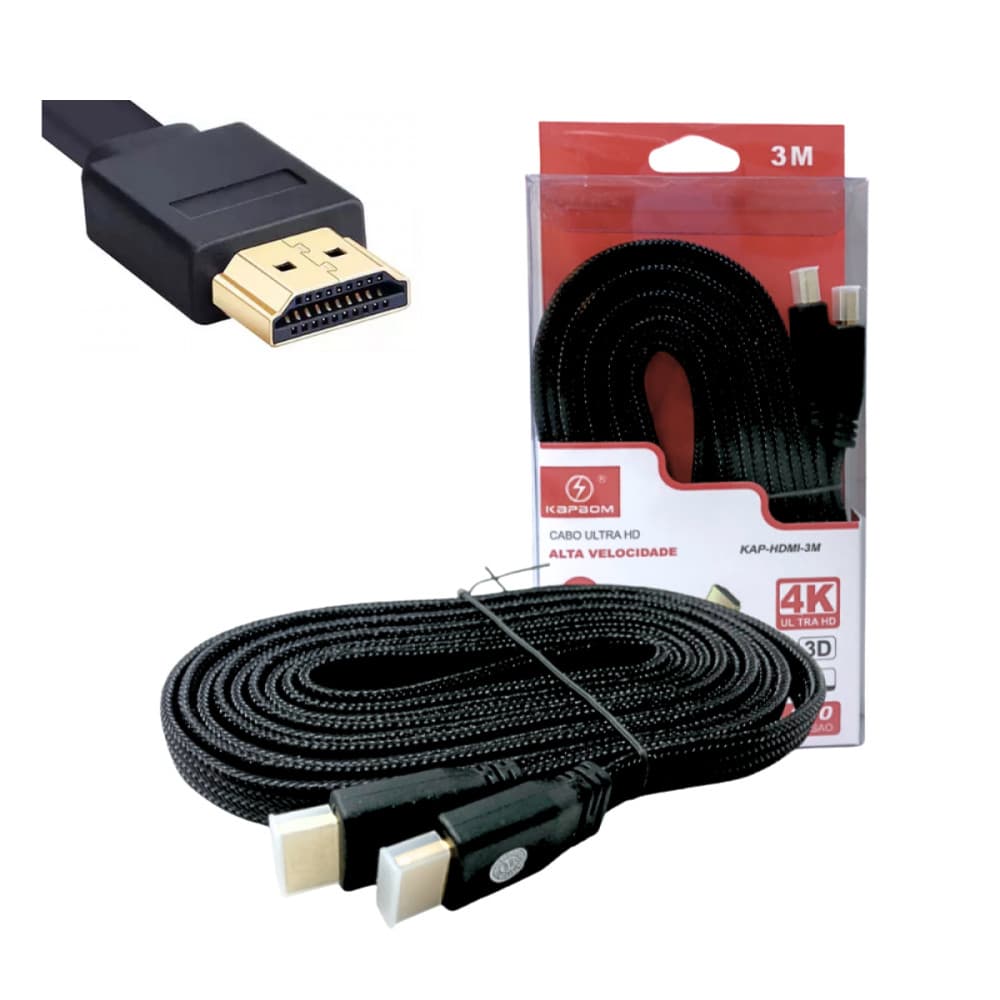 Cabo HDMI 3 metros 4K Ultra HD Altomex KAP-HDMI-3M