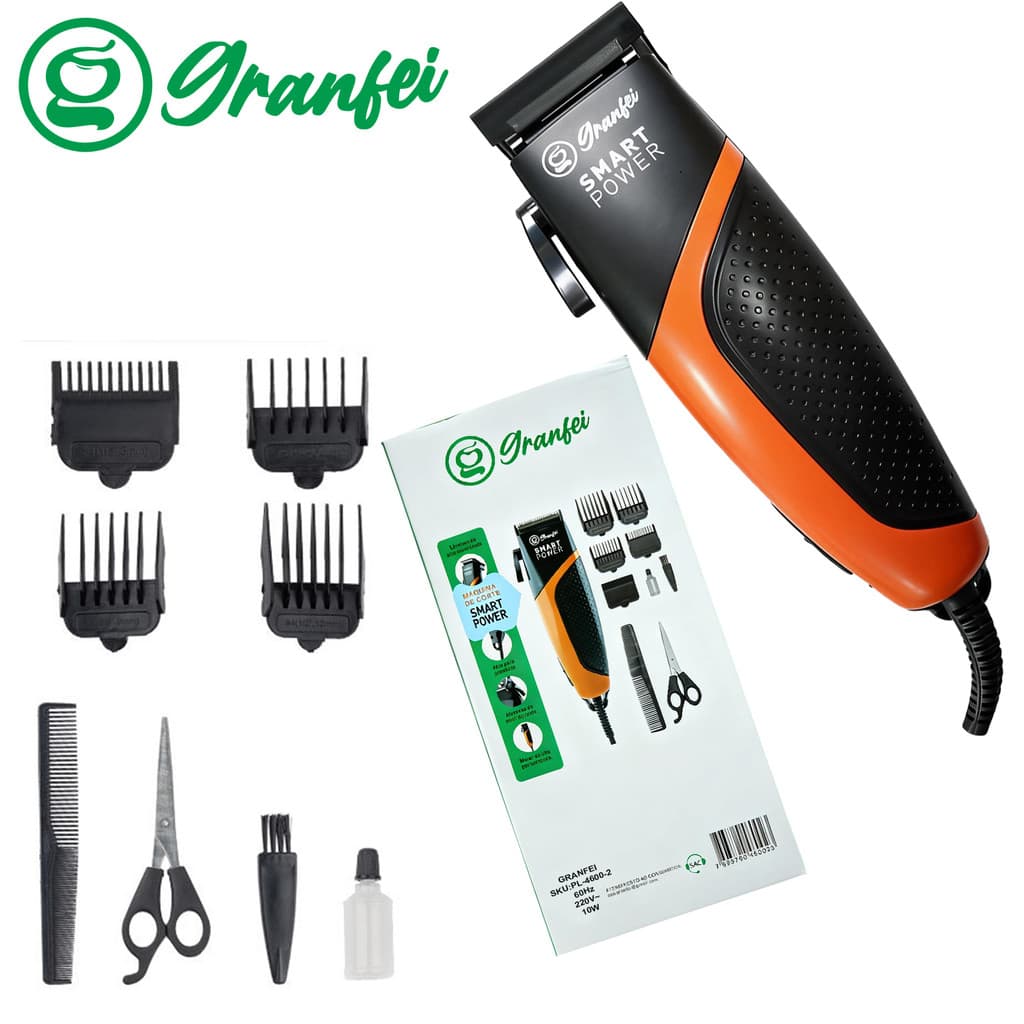 Máquina de Cortar Cabelo para Adultos Aparador Elétrico para Acabamento e Raspar a Cabeça