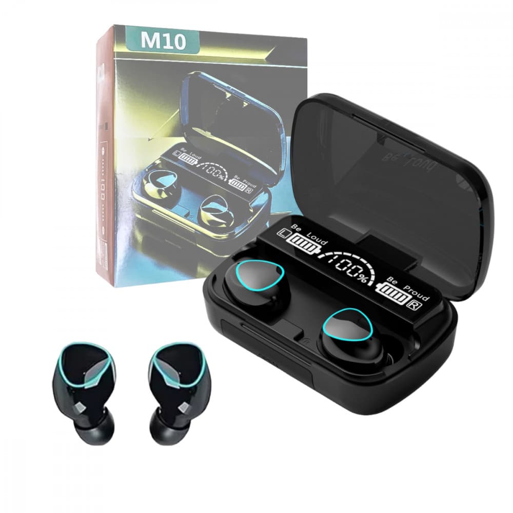 Fone de Ouvido Intra Auricular Bluetooth com Case de Carregamento LED Digital Altomex M10