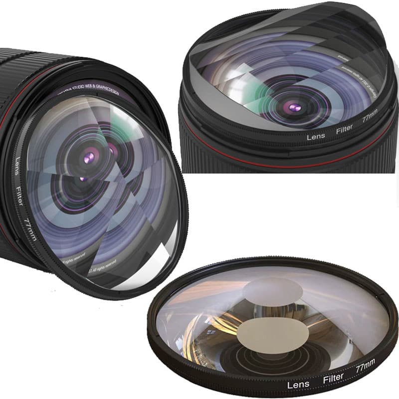 Filtro De Lente De Câmera Com Prisma De Efeito Especial Para Foto DSLR SLR
