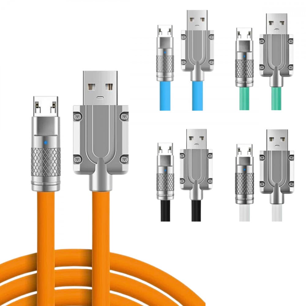 Cabo de dados V8 acabamento em metal