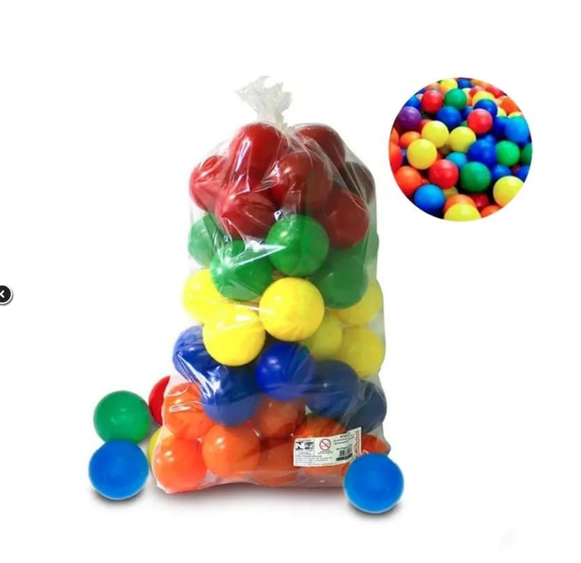 Pack 100 Bolinhas de Piscina – Diversão Garantida