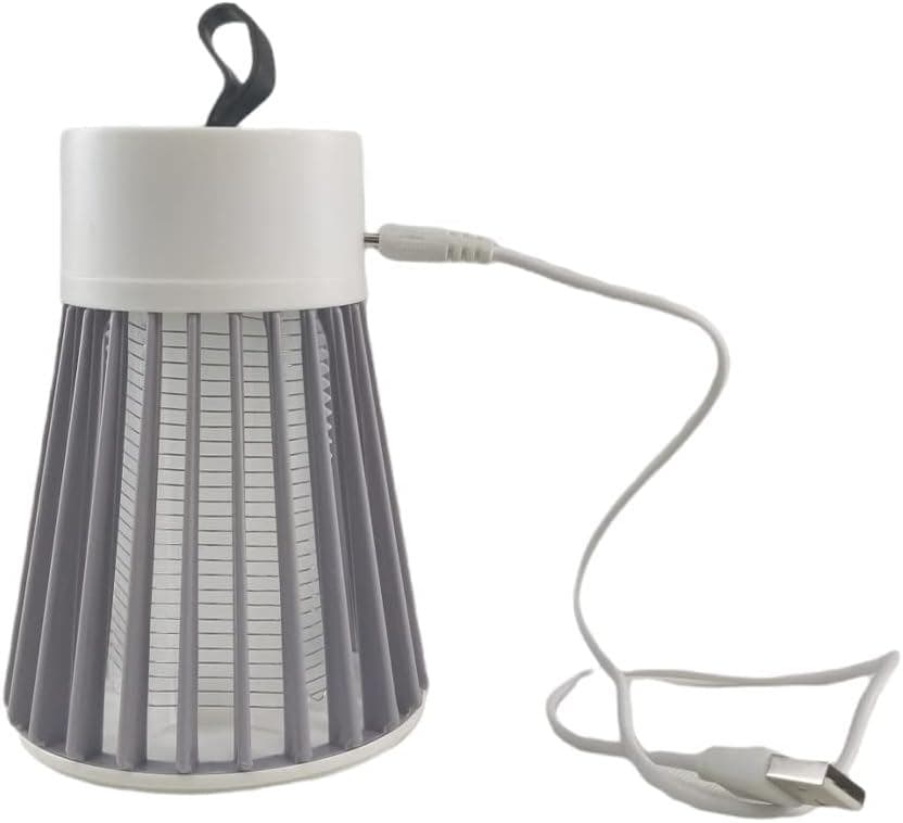 Mata Mosquito UV Elétrico Silencioso USB Luminária Abajur Armadilha Mosquitos 360° Sem Uso de Químicos