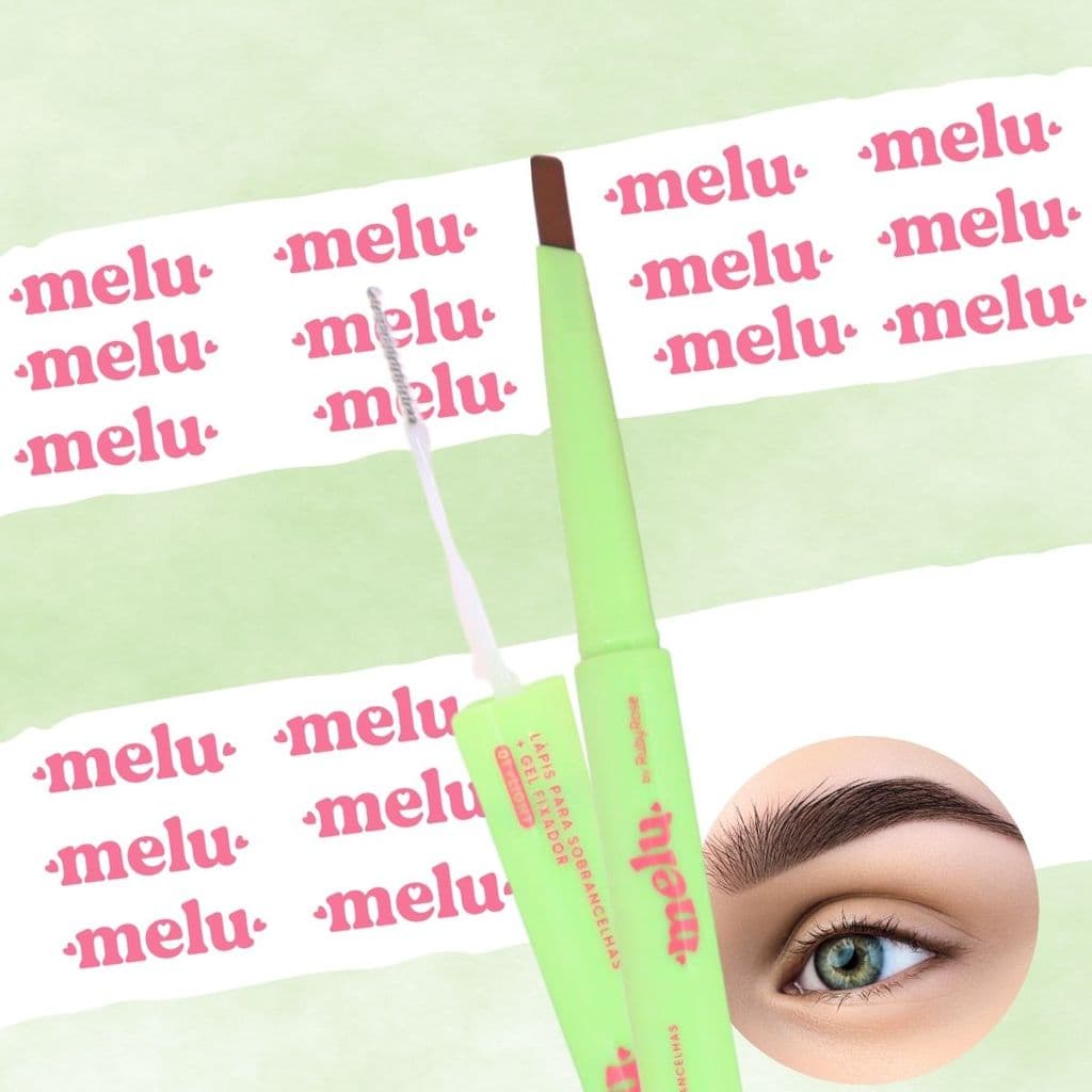 LAPIS DE SOBRANCELHAS + GEL FIXADOR LIGHT (RR-2402) - MELU