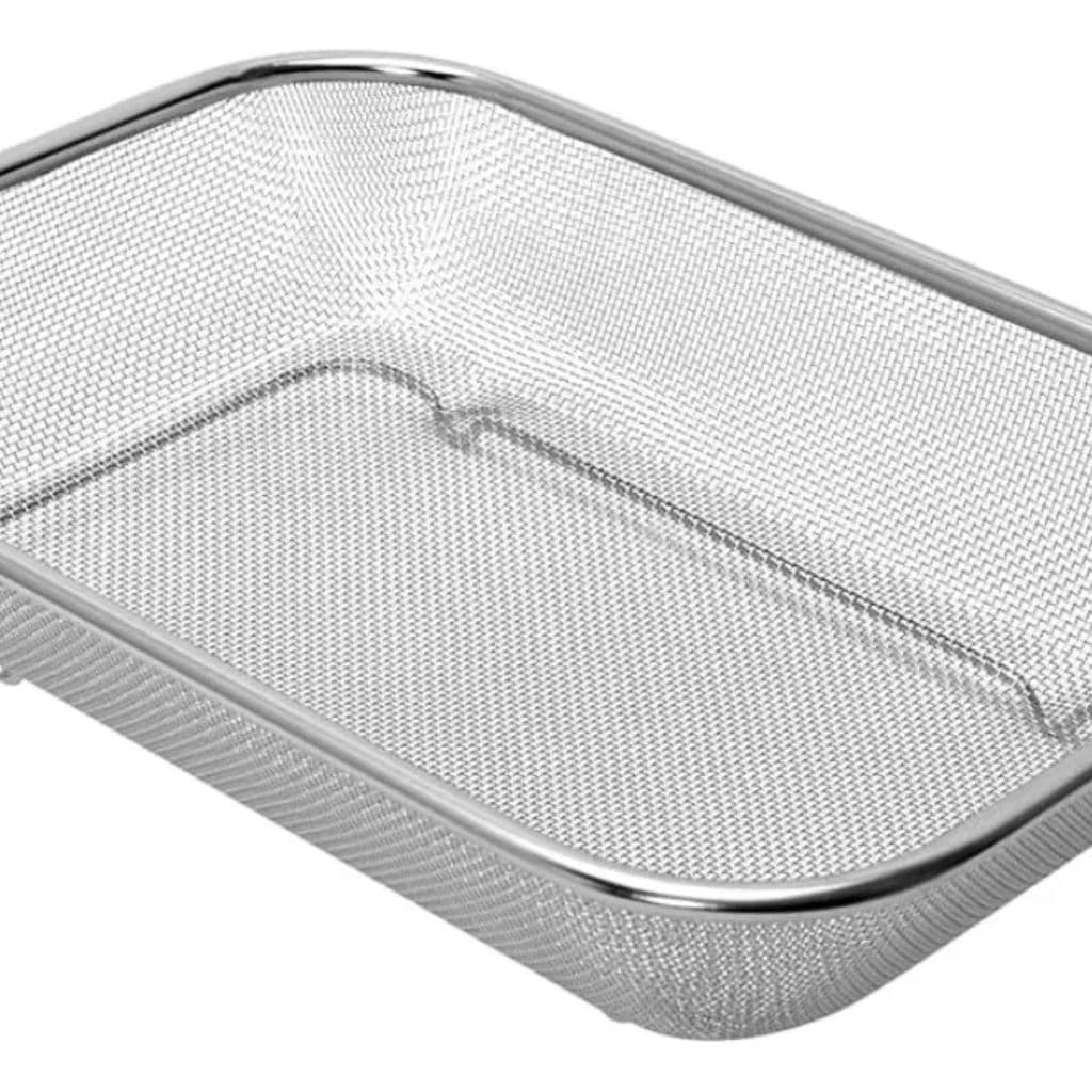 Escorredor De Macarrão Massas Aço Inox Cozinha Cestas Fruteira