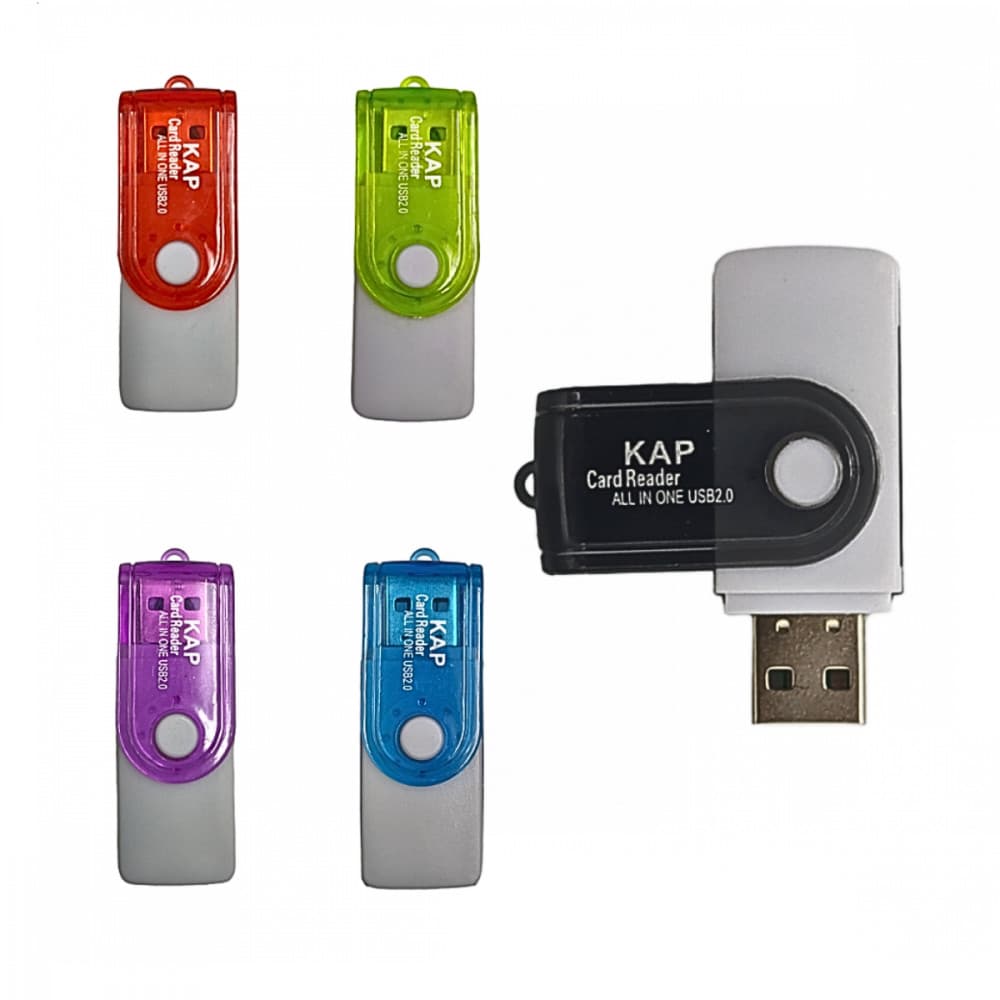 Leitor De Cartão De Memória 32 Em 1 Universal Kapbom KA-1107 (***COR AZUL - ESGOTADO)