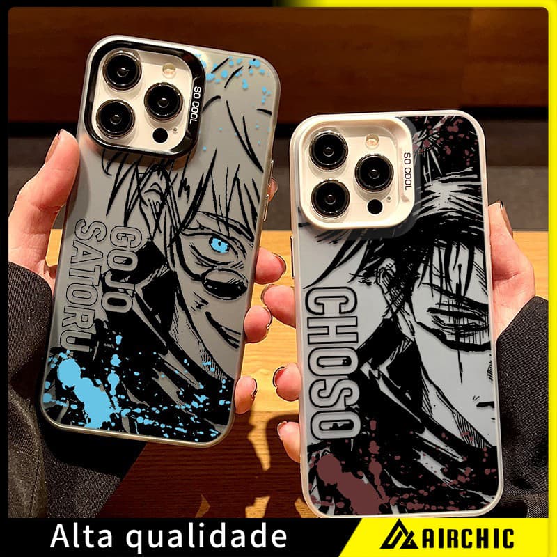 Capinha Anti-impacto Anime man Para IPhone XR 11 12 13 14 15 16 17 PRO MAX