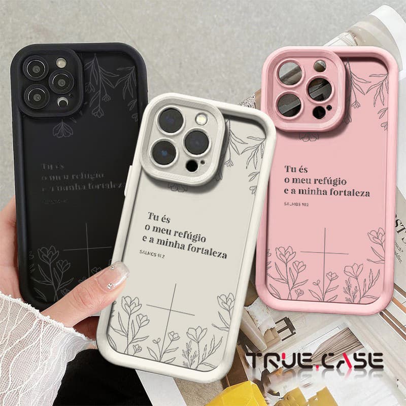 Capinha Salmos da Bíblia para iPhone 11 normal 12 13 xr max 14 15 16 pro max 7 8 Plus 15 Plus 14 Pro capa