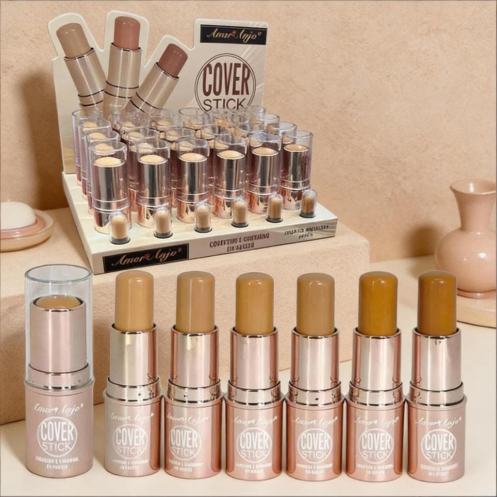 Corretivo em Bastão Amor Anjo - Para Olheiras e Contorno Facial AM-MC021