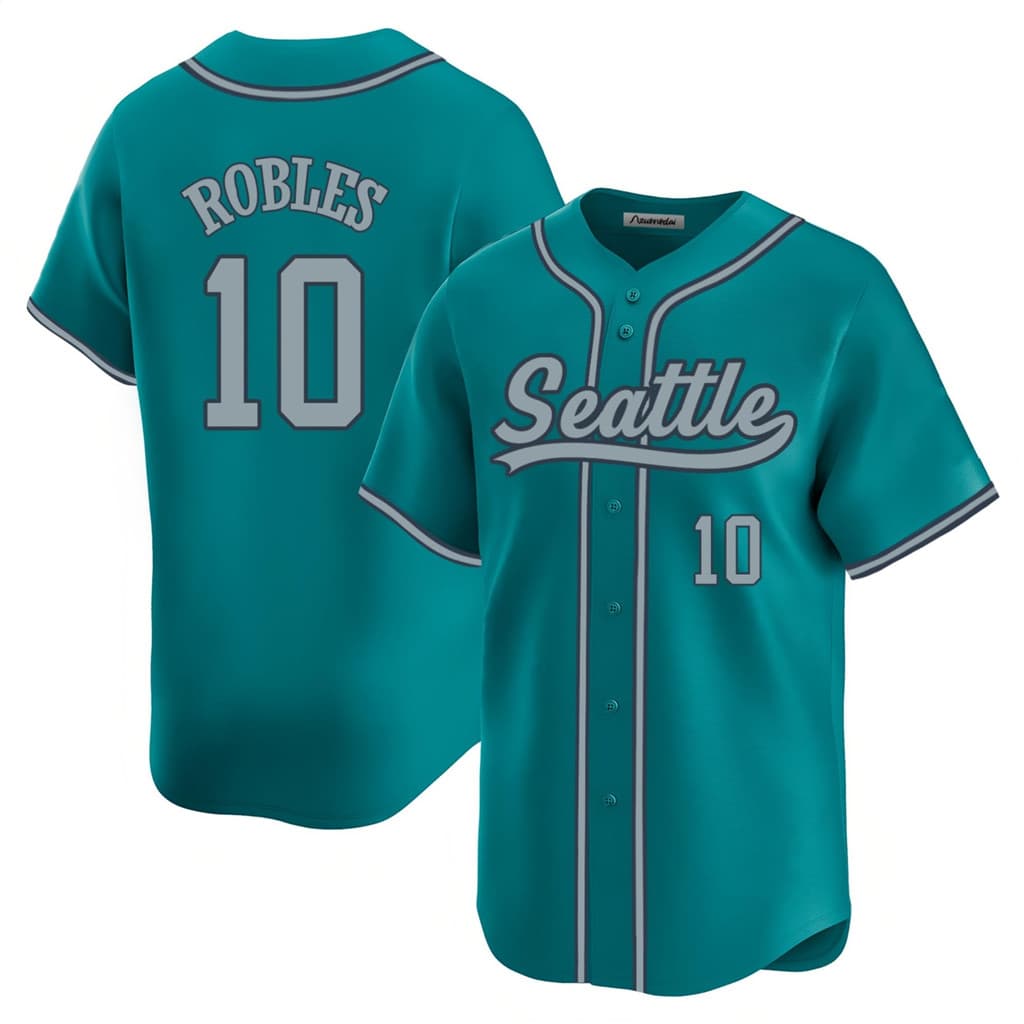 Camiseta de beisebol personalizada masculina/feminina/juventude Seattle, exclusiva para fãs esportivos
