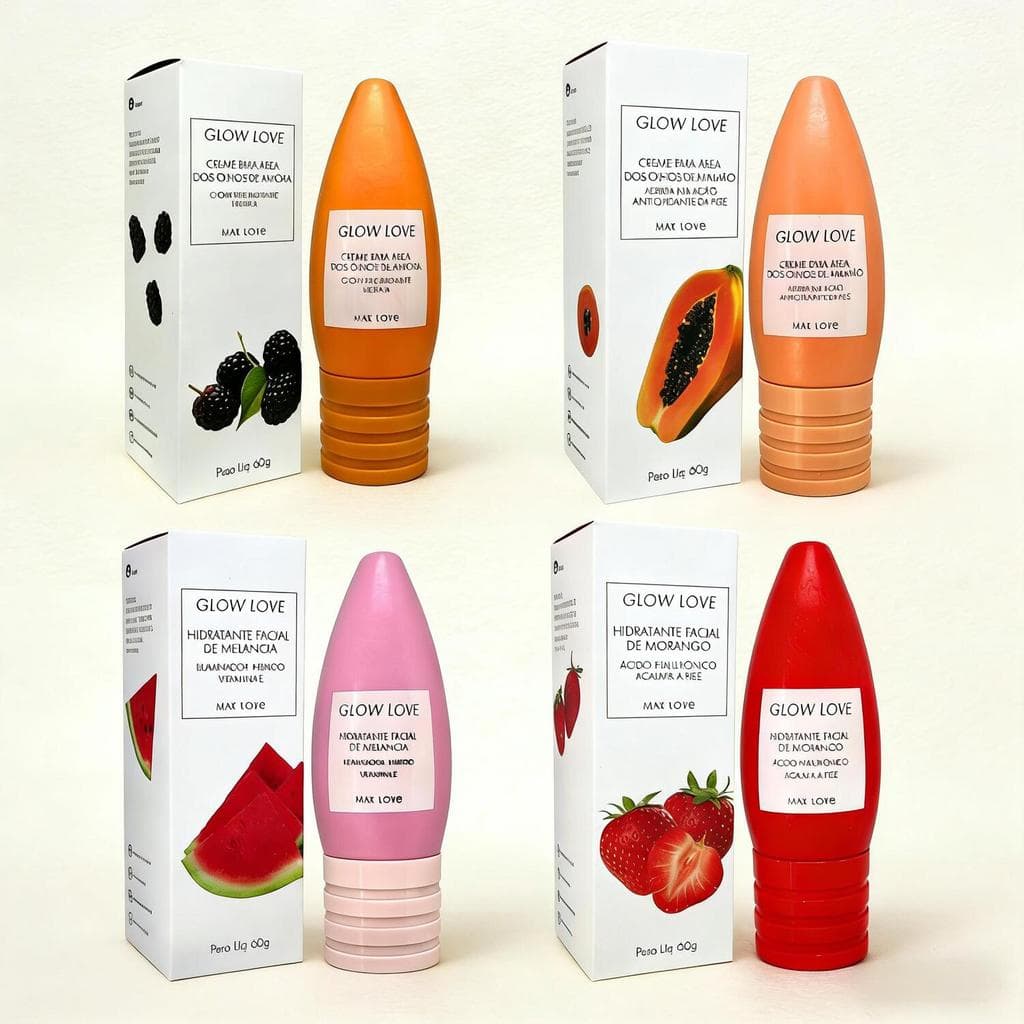 GlowLove MaxLove 60g – Tratamento Facial: Creme para Olhos e Hidratante 7908
