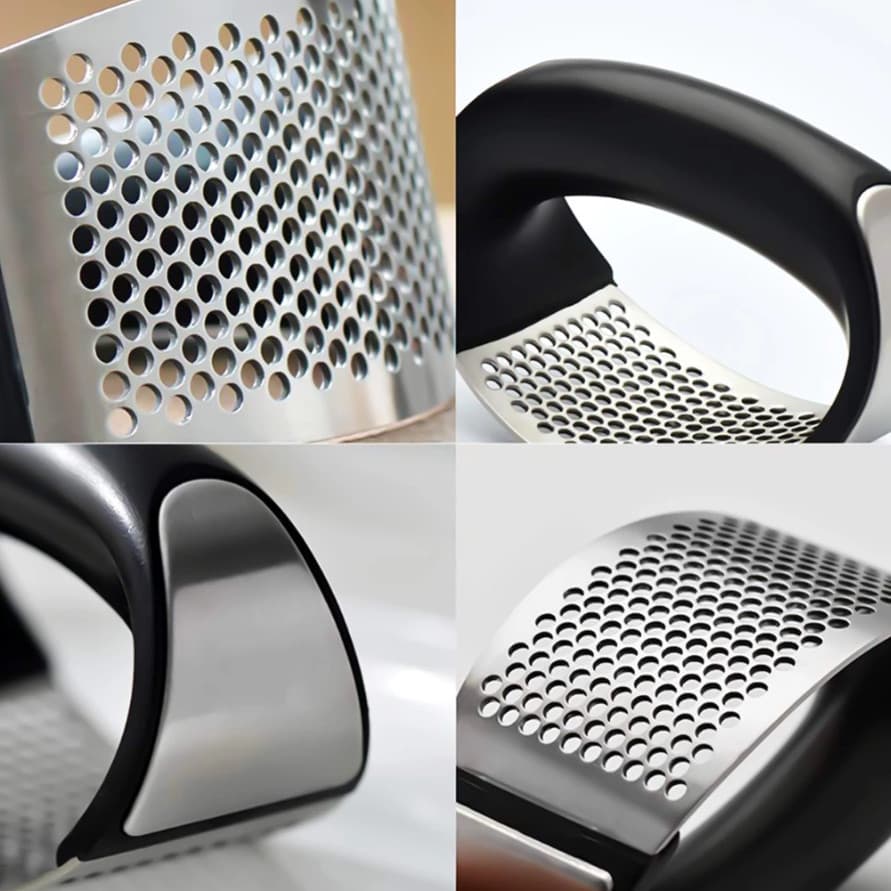 Espremedor Amassador Triturador De Alho Inox