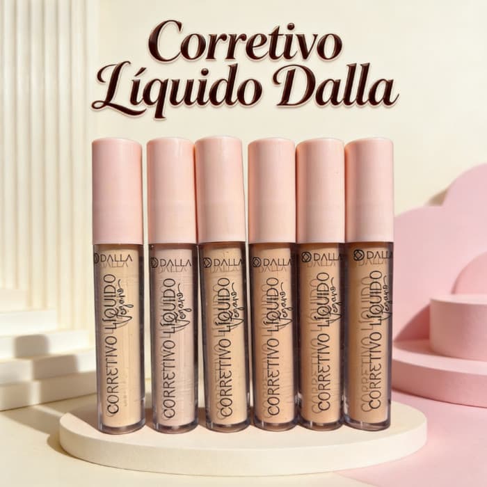 🎀 Corretivo Líquido Dalla - Cobertura Vegana e Toque Natural - Toque Natural e Confortável 🎀