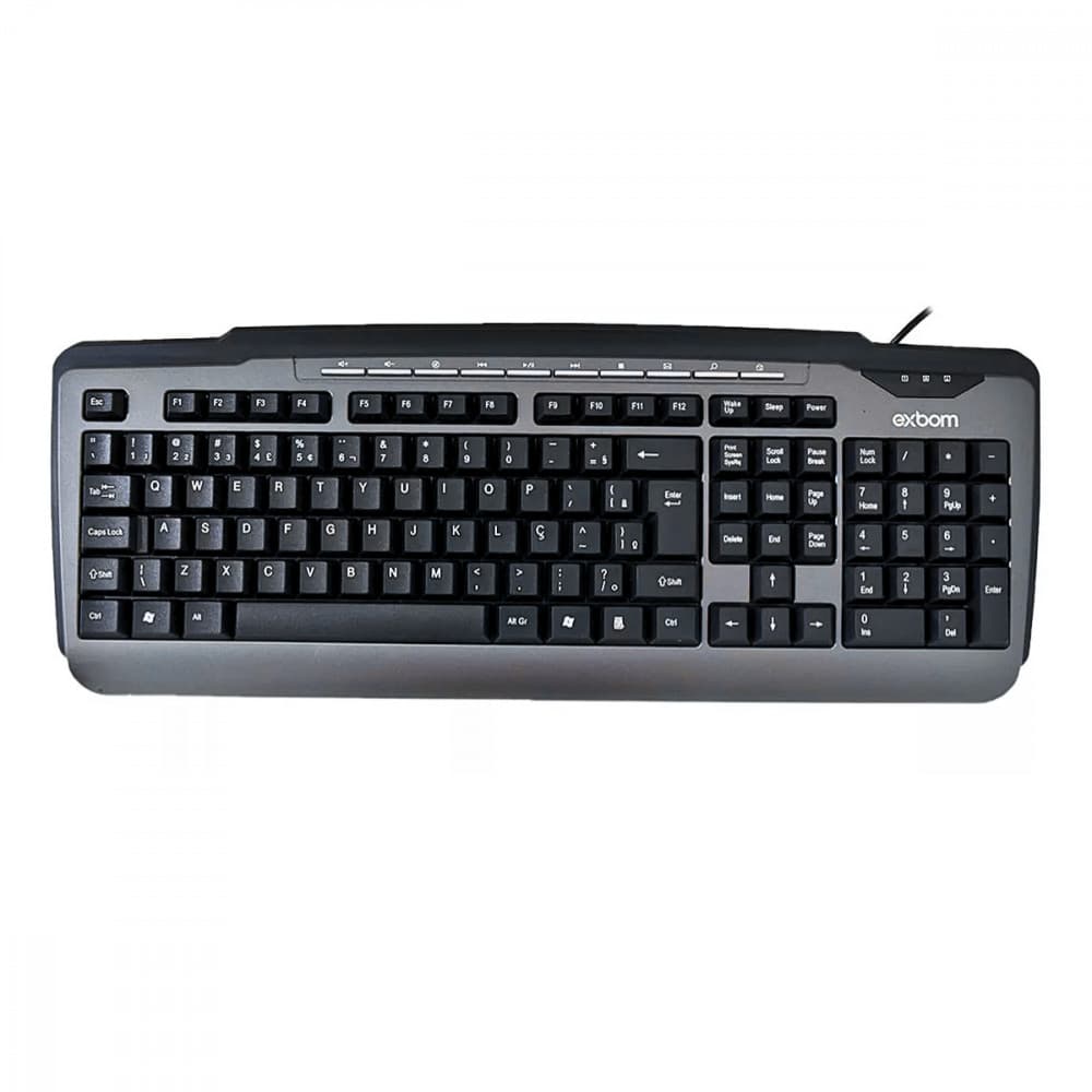 Teclado Multimídia Semi Mecânico