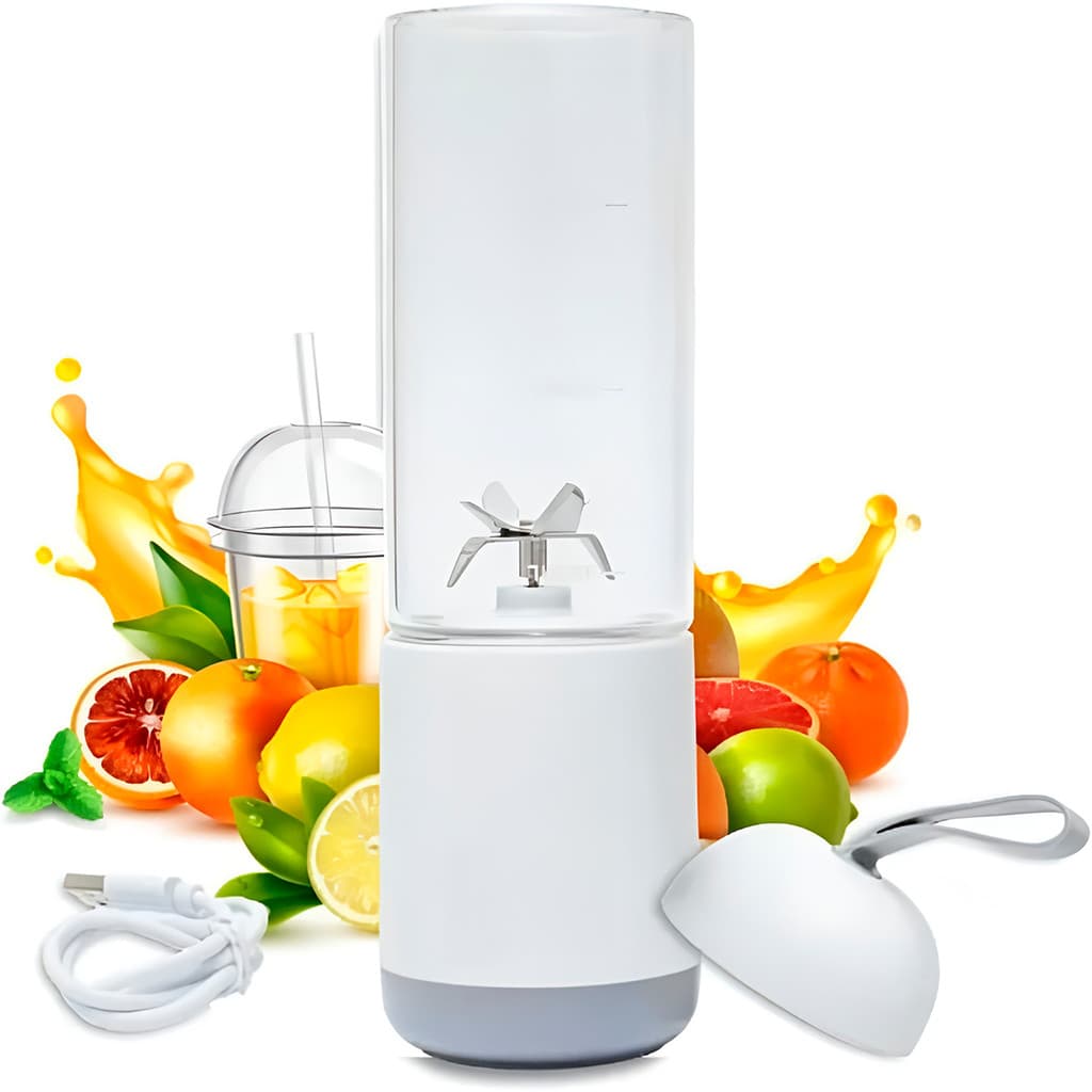 Mini Liquidificador Portátil Recarregável 6 Lâminas