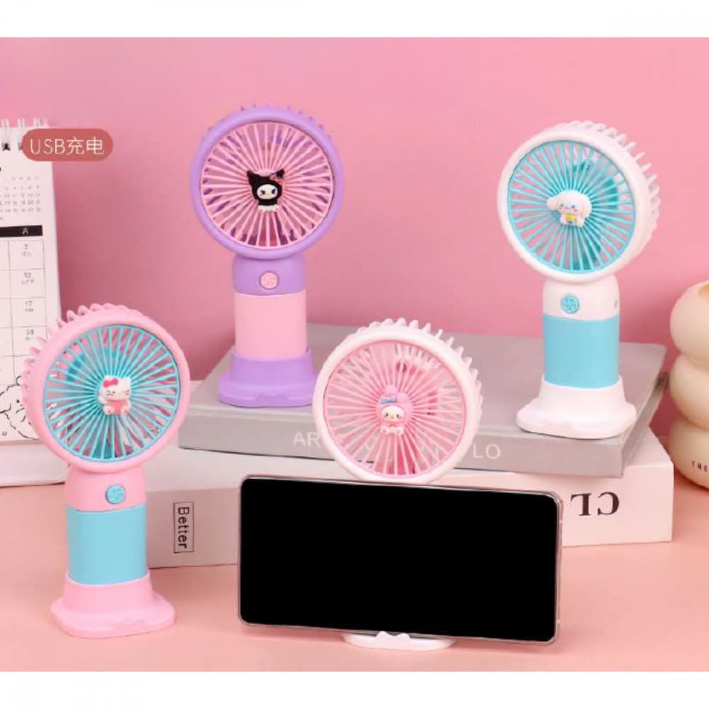 Mini Ventilador Portátil Recarregável de Mesa Fan Series Hmaston 810C