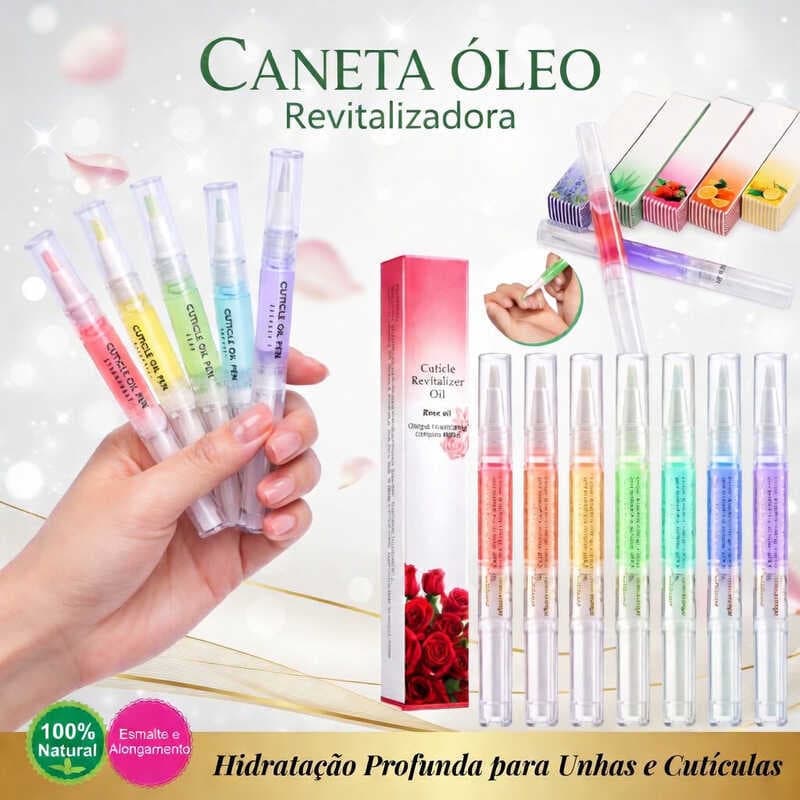 Caneta Óleo Hidratante Cutículas Revitalizador De Unha Sabor Fragrância Flores e Frutas Unhas