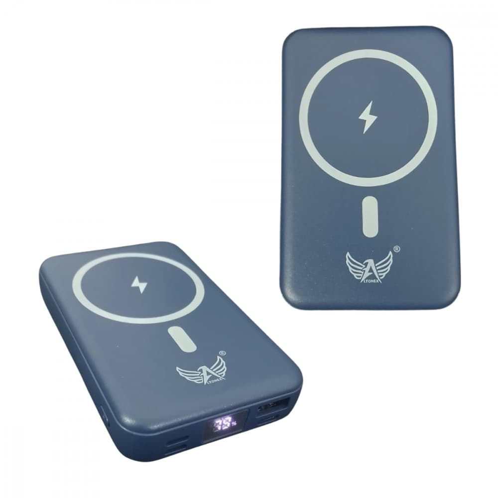 Carregador Portátil Power Bank 10000mAh Sem Fio por INDUÇÃO