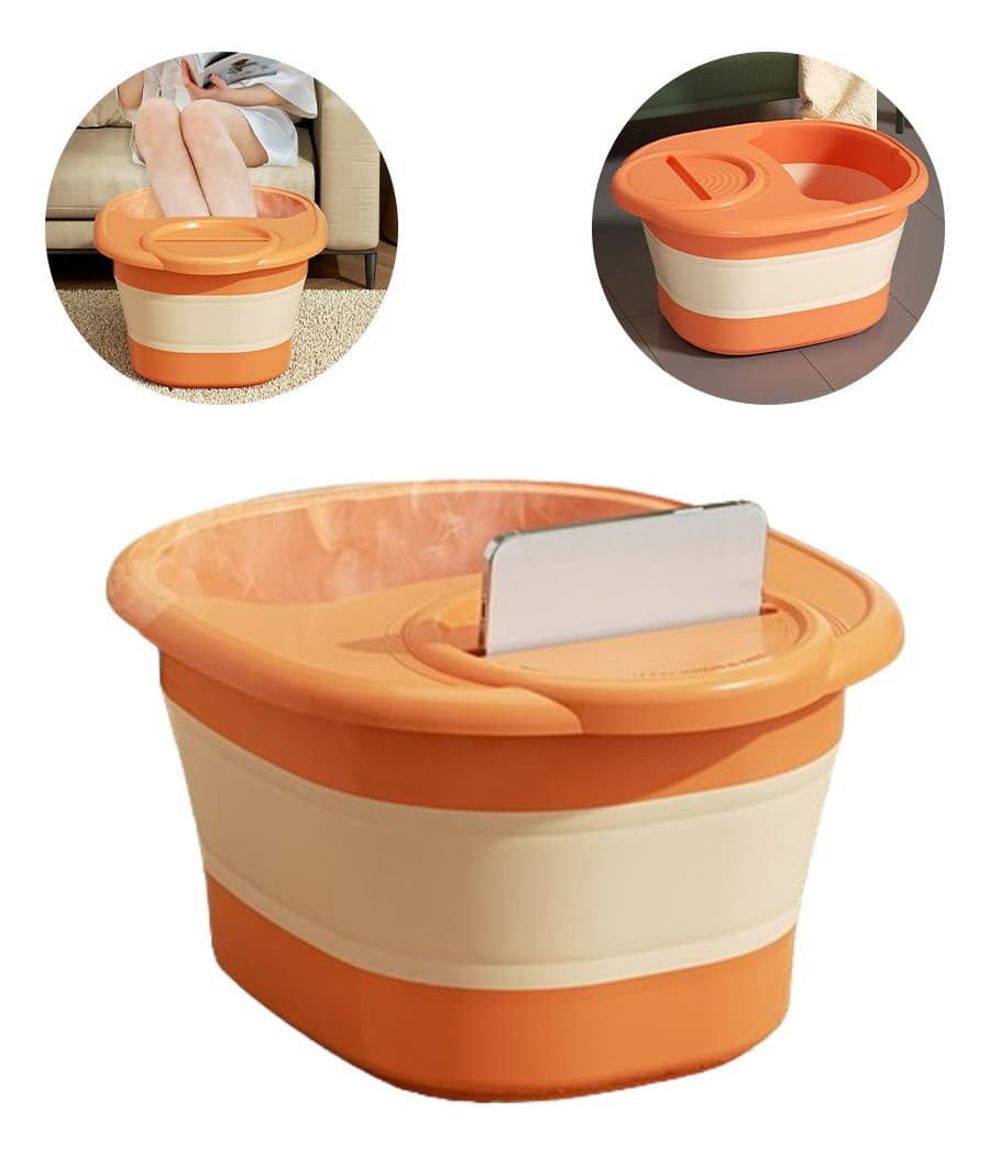 Hidromassageador Dobrável Para Relaxamento Spa dos Pes Massageador
