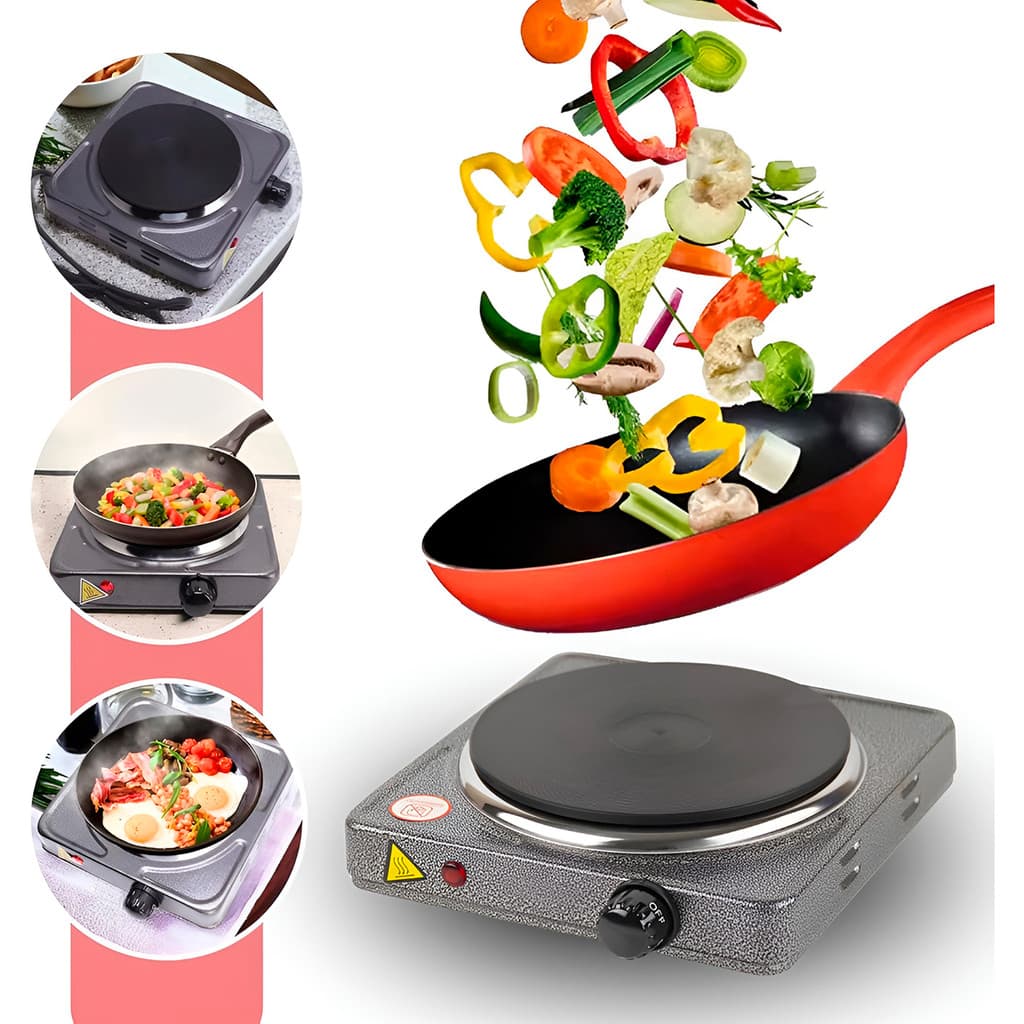 Fogão Cooktop elétrico Portátil 1 Boca 1000W