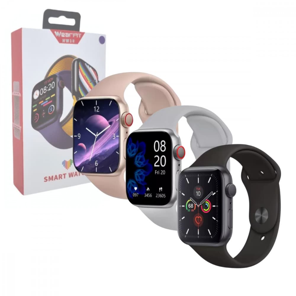 Relógio Inteligente Smartwatch 40mm com 02 Pulseiras Wearfit Altomex HW18