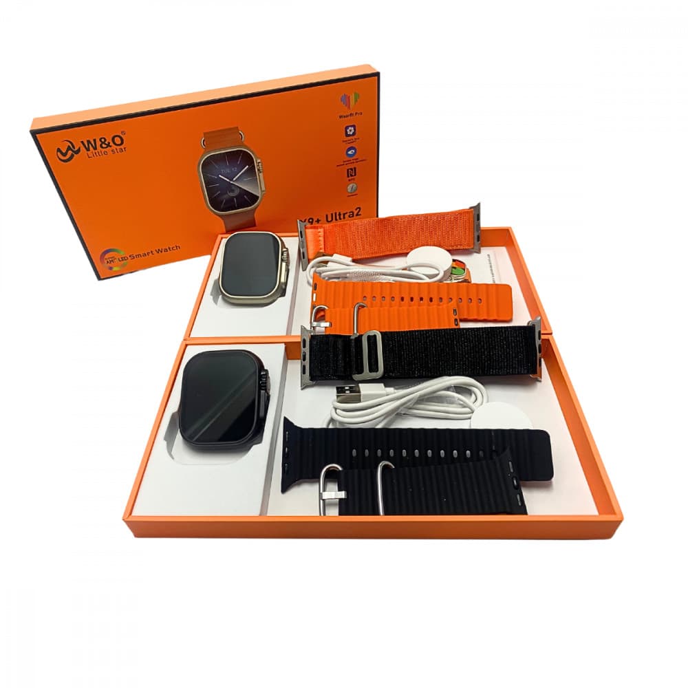 Relógio Inteligente Smartwatch 49mm com 02 pulseiras Tela Am