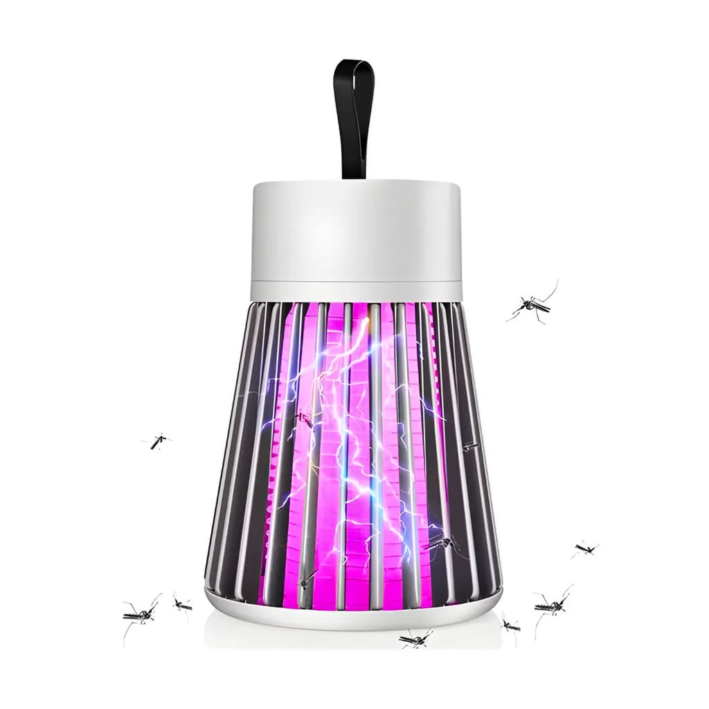 Luminária / Abajur mata mosquito com LED e Luz UV