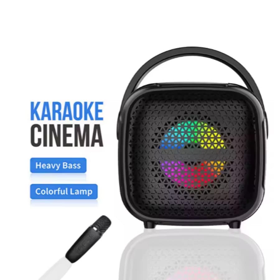 Caixa De Som ShenZhen Mini portátil Bluetooth Kids Karaoke Speaker Set Kits de Karaoke sem fio para casa