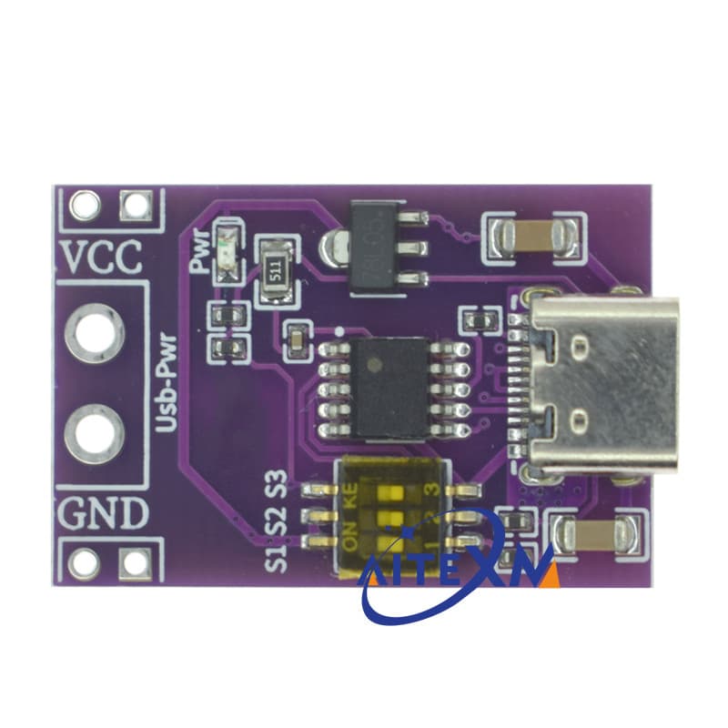 1/2/5 Peças Módulo CH224K Tipo-C QC AFC PD2.0 PD3.0 Para DC Spoof Scam Detector De Pesquisa De Gatilho De Carga Rápida 5