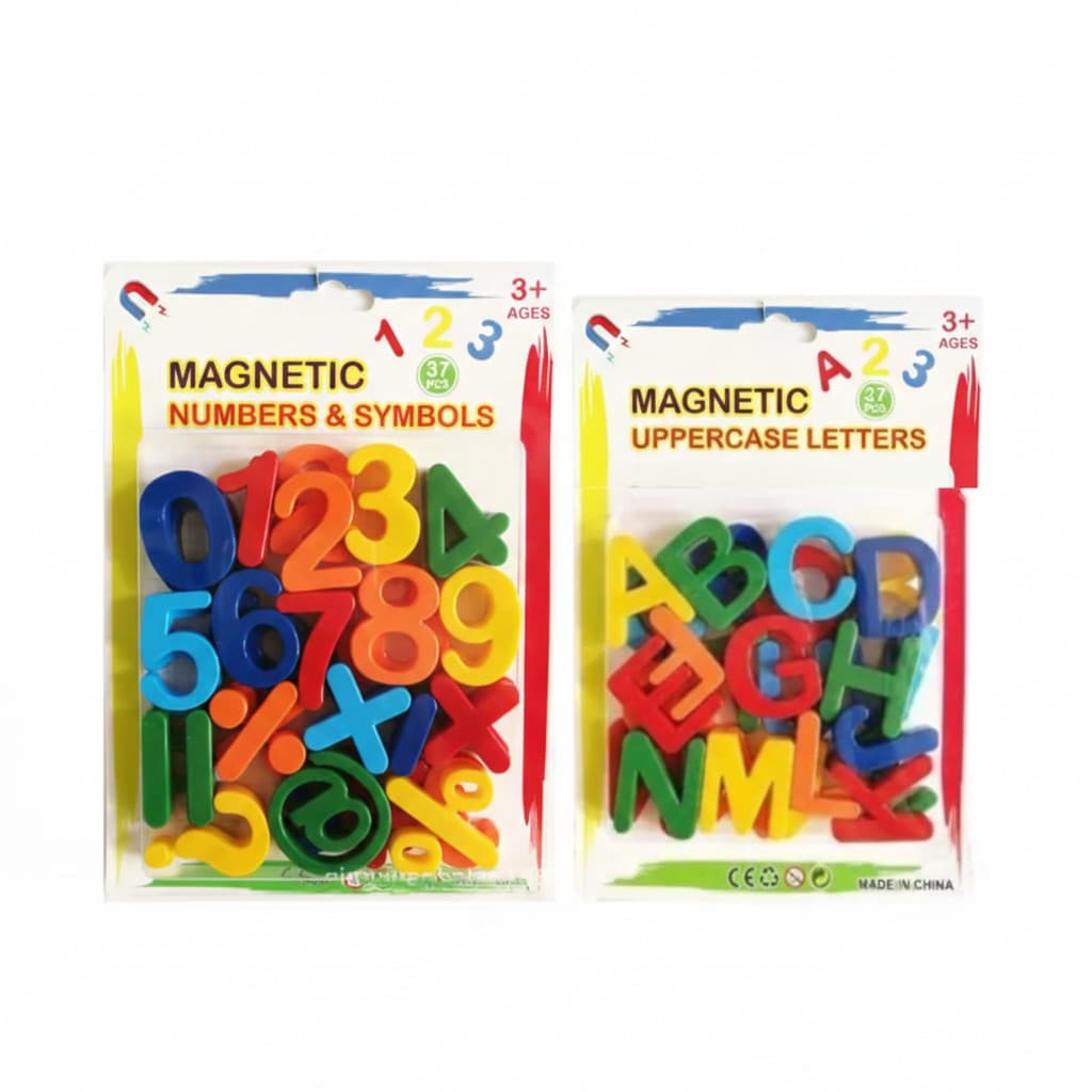 Kit Letras e Números Magnéticos Com 37 Peças Cada Um ENVIO RAPIDO