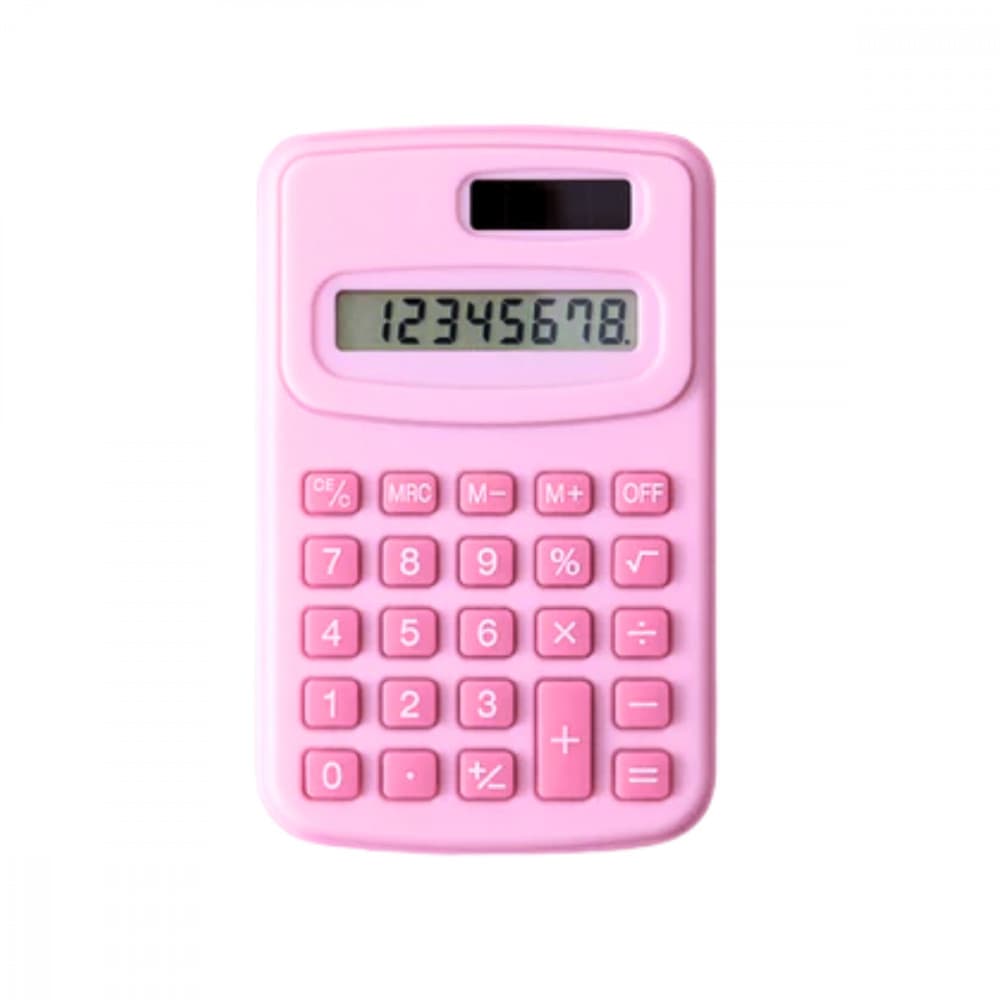 🧮🌈 Mini Calculadora Portátil Colorida Tela LCD Digital Compacta Uso Diário KA-6070