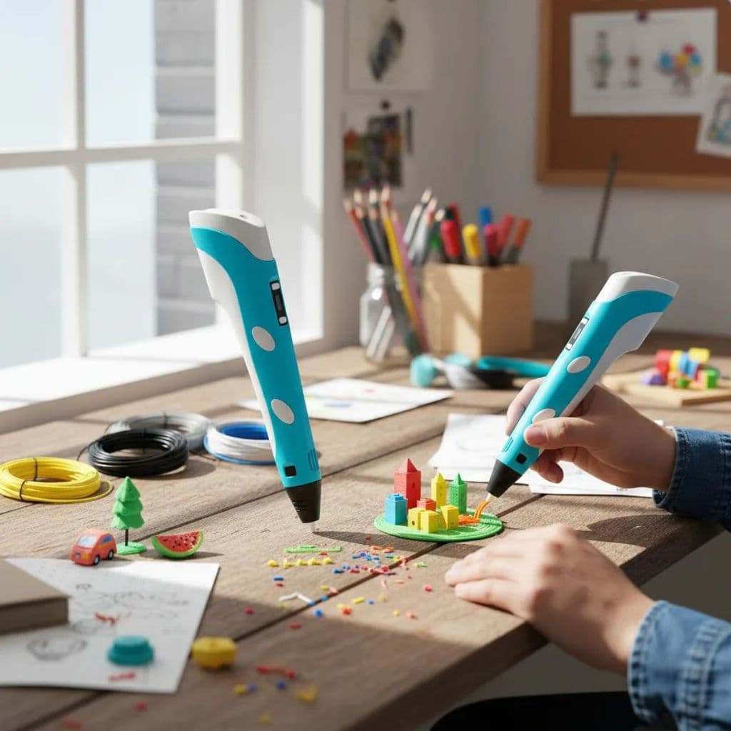 Caneta 3d Impressora Profissional Com Refil Filamento E Usb