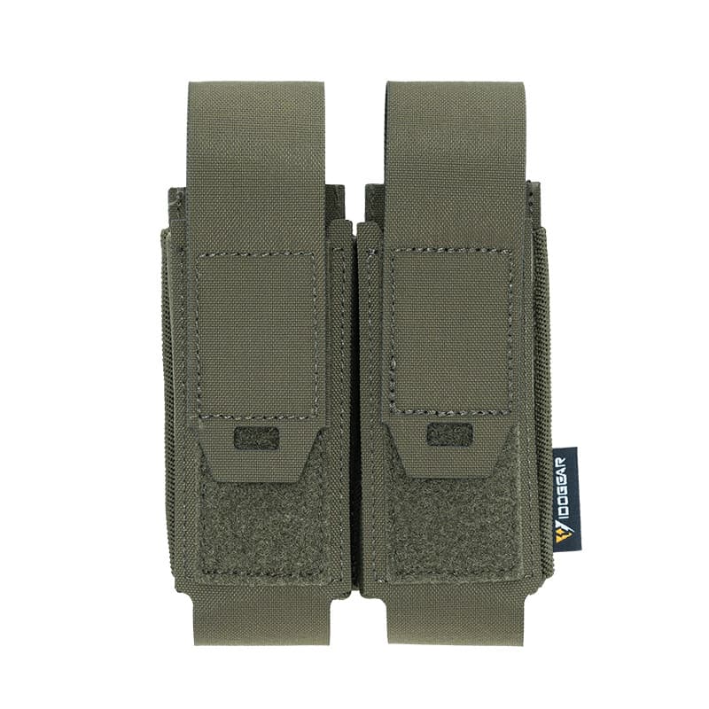 IDOGEAR Bolsa Tática Dupla Para Ferramentas MOLLE Capa Flip Removível Multifuncional EDC 35130