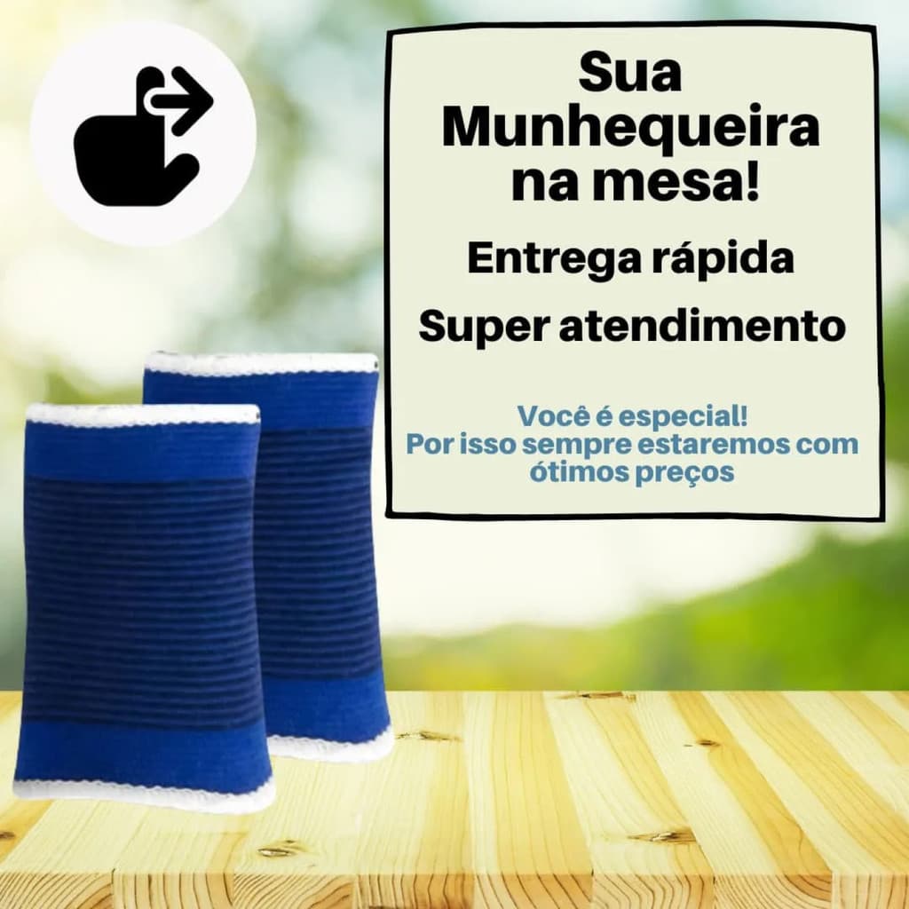 Par Munhequeira Alta Compressão Elástica Punho
