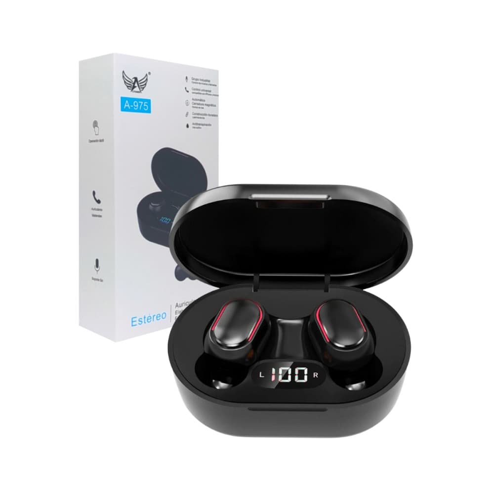 Fone de Ouvido Intra Auricular Bluetooth com Case de Carrega