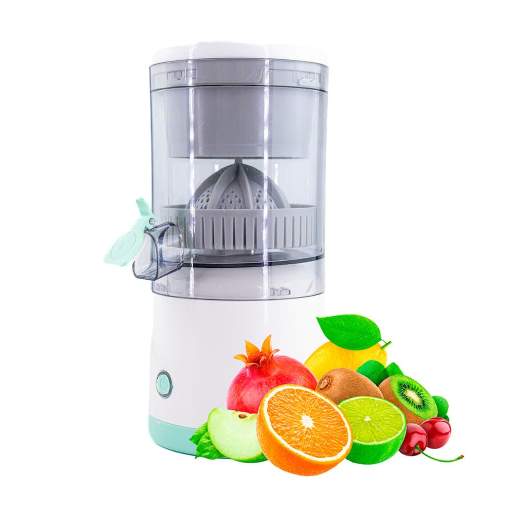 Espremedor Suco Laranja Limão Frutas Portatil USB Cor:Verde