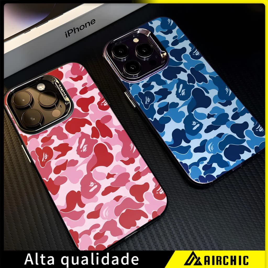 Capinha capa Fosco de telefone Camuflagem colorida para iPhone xr xsmax 11 12 13 14 15 16 17 pro max plus case sílica
