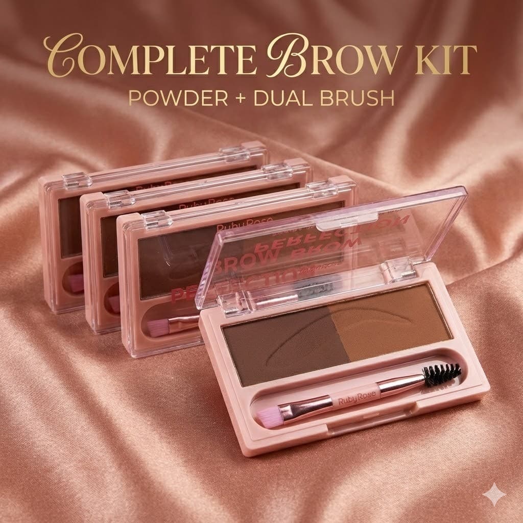 Sombra Para Sobrancelha Duo BROW PERFECTION - Ruby Rose 4g  HB-E2501