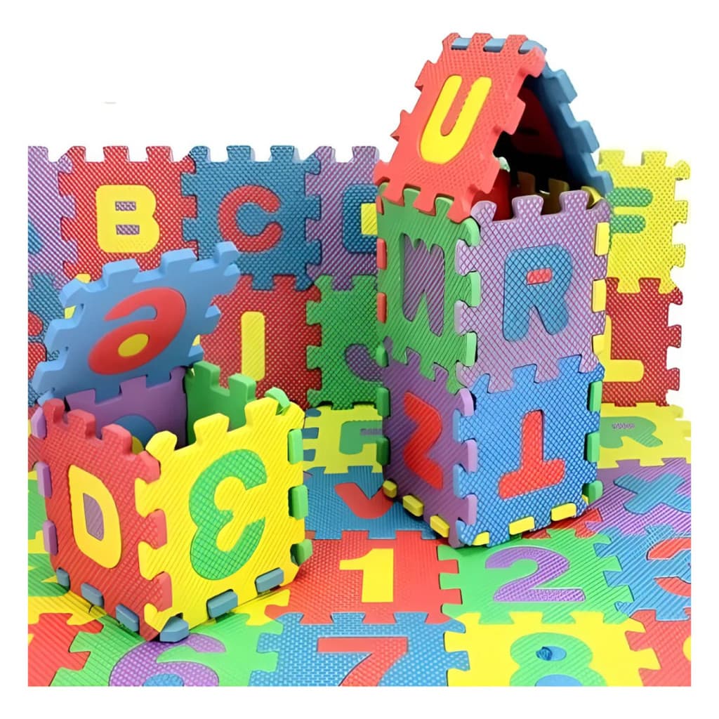 Tapete Eva 36 Peças Tatame Quebra Cabeça Infantil 6X6X0,6