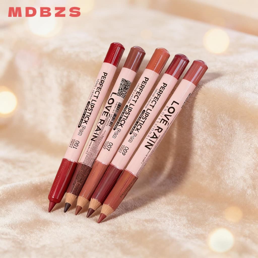 Lápis Labial Macio Sarah’s Beauty Love Rain Phallebeauty LR-4504 Hidratação Cobertura Cor